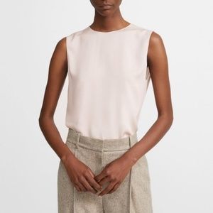 THEORY Shell Top in Stretch Silk